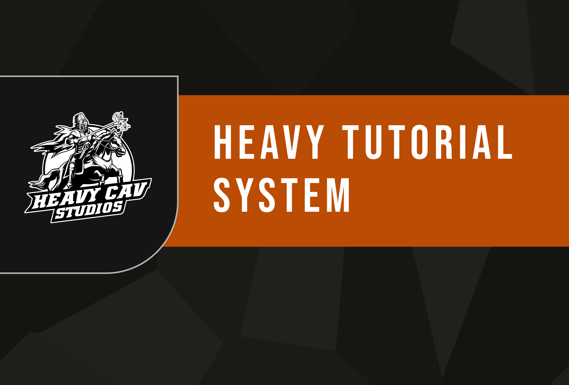 Heavy Cav Studios - Games & Tools Built with Purpose